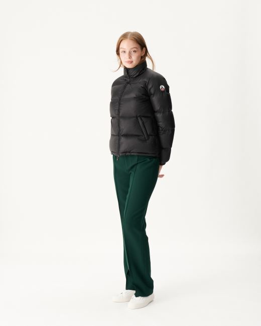 Jott Extreme Cold Quilted Down Jacket Noir Cardiff