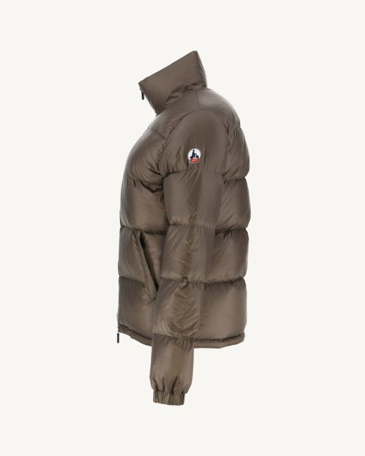 Jott Extreme Cold Quilted Down Jacket Taupe Cardiff