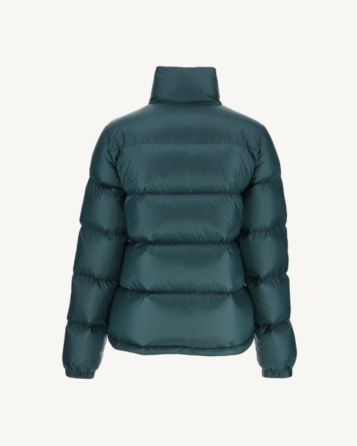 Jott Extreme Cold Quilted Down Jacket Vert Fonce Cardiff