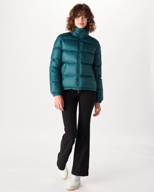 Jott Extreme Cold Quilted Down Jacket Vert Fonce Cardiff
