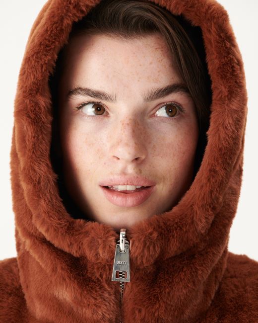 Jott Extreme Cold Reversible Down Jacket Caramel Daria