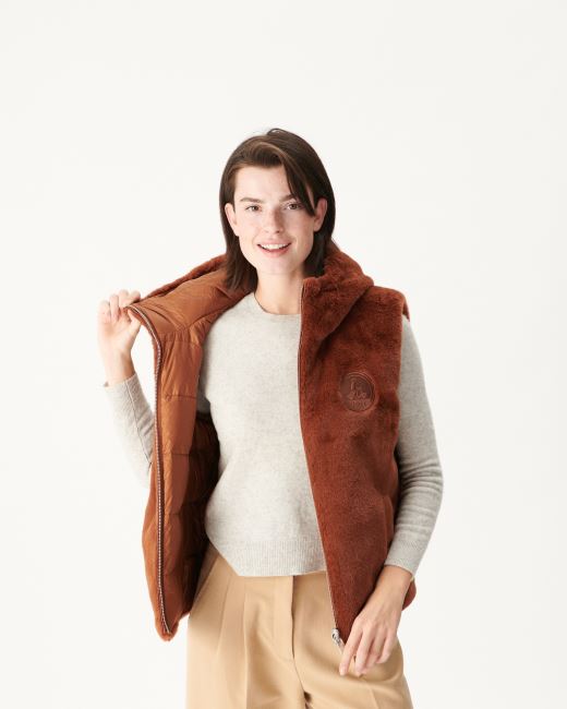 Jott Extreme Cold Reversible Down Jacket Caramel Daria