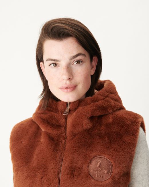 Jott Extreme Cold Reversible Down Jacket Caramel Daria