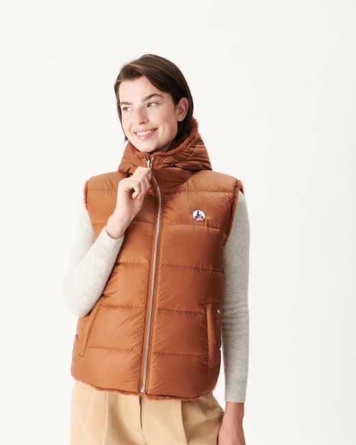 Jott Extreme Cold Reversible Down Jacket Caramel Daria
