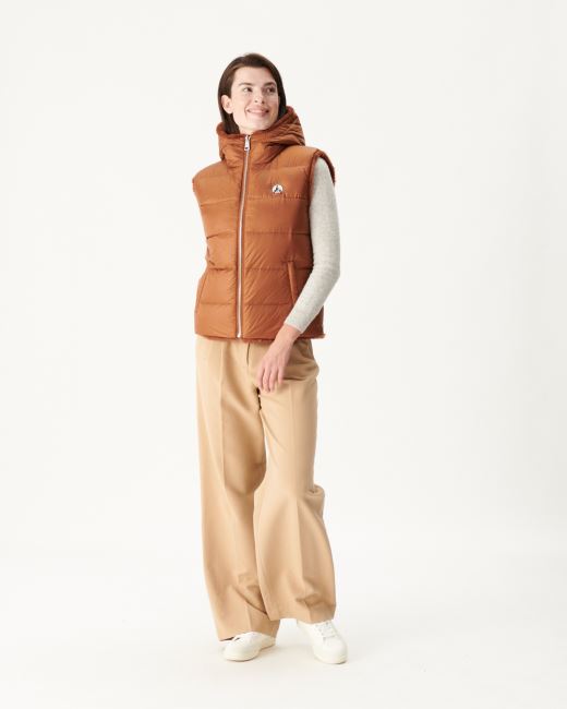 Jott Extreme Cold Reversible Down Jacket Caramel Daria