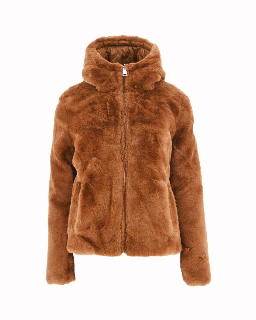 Jott Extreme Cold Reversible Down Jacket Caramel Gala