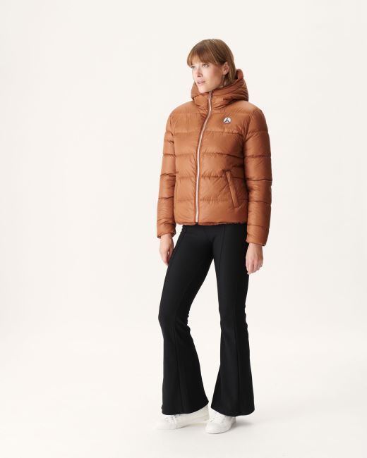 Jott Extreme Cold Reversible Down Jacket Caramel Gala