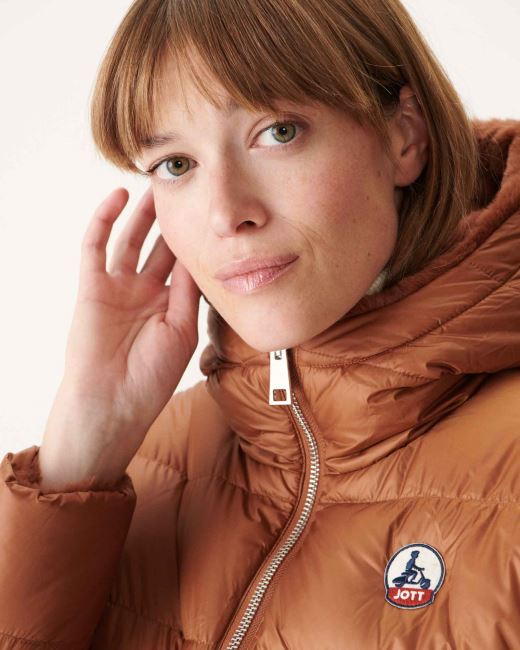 Jott Extreme Cold Reversible Down Jacket Caramel Gala