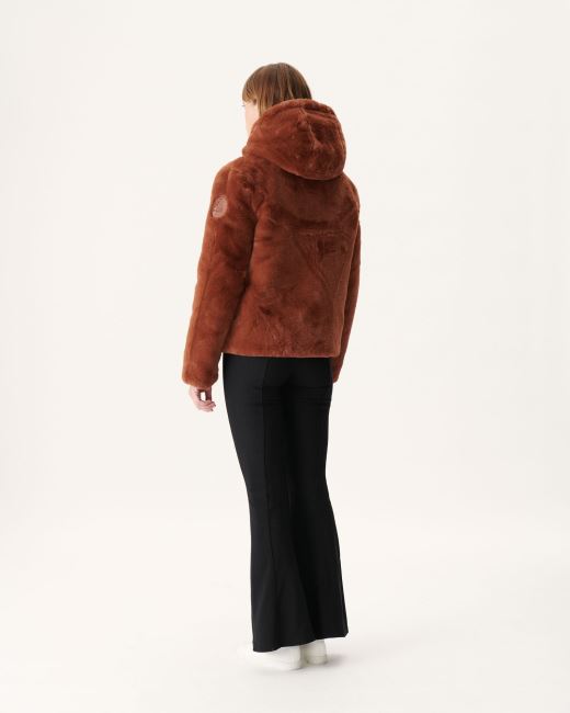 Jott Extreme Cold Reversible Down Jacket Caramel Gala