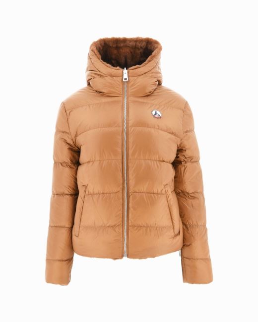 Jott Extreme Cold Reversible Down Jacket Caramel Gala