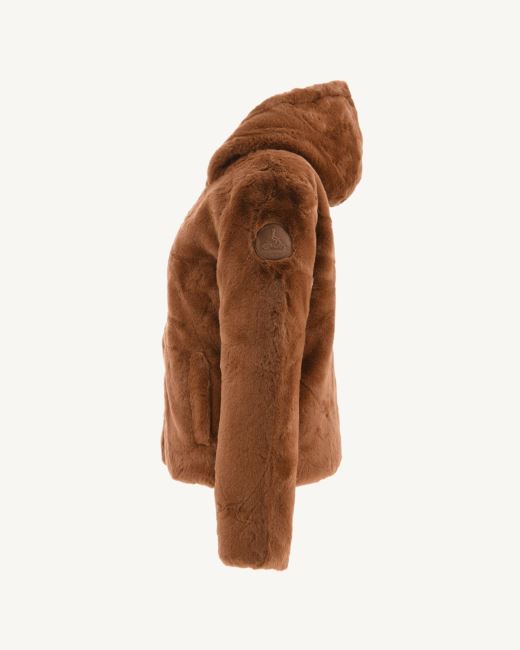 Jott Extreme Cold Reversible Down Jacket Caramel Gala