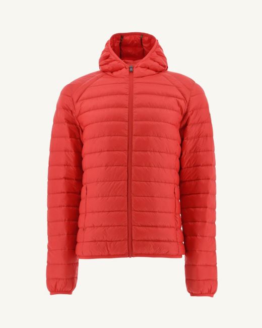 Jott Fire Red Lightweight Down Jacket Nico