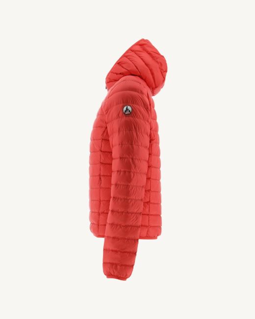Jott Fire Red Lightweight Down Jacket Nico