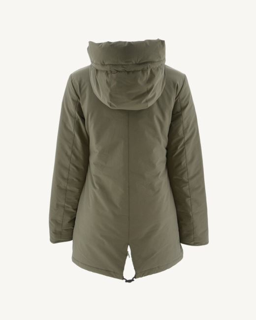 Jott Hooded Down Jacket Army Siberie