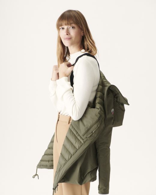 Jott Hooded Down Jacket Army Siberie