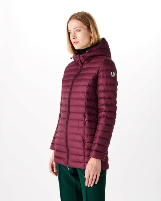 Jott Hooded Down Jacket Aubergine Nour