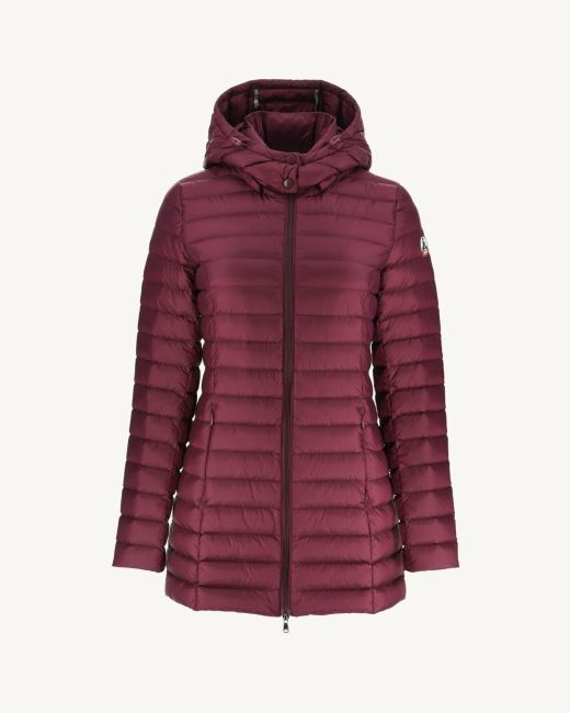 Jott Hooded Down Jacket Aubergine Nour
