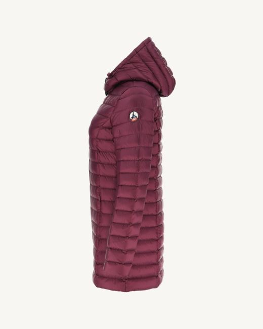 Jott Hooded Down Jacket Aubergine Nour