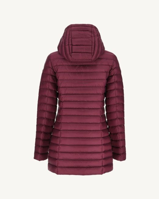Jott Hooded Down Jacket Aubergine Nour