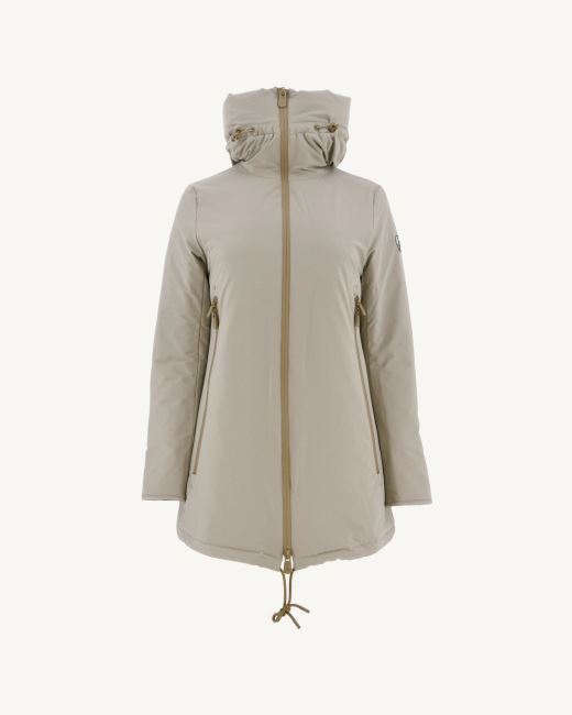 Jott Hooded Down Jacket Beige Siberie