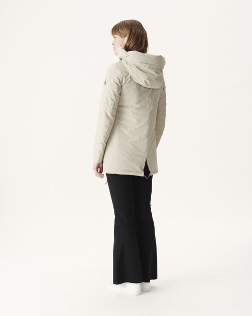 Jott Hooded Down Jacket Beige Siberie