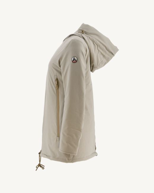 Jott Hooded Down Jacket Beige Siberie