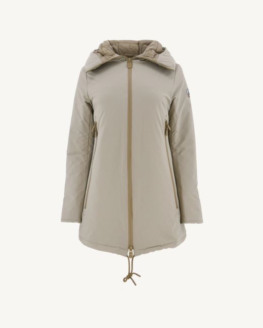 Jott Hooded Down Jacket Beige Siberie