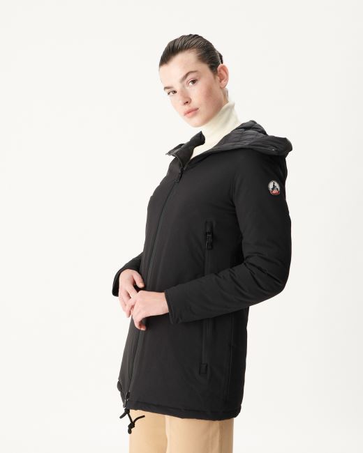 Jott Hooded Down Jacket Noir Siberie