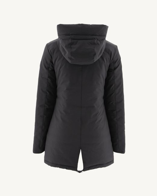 Jott Hooded Down Jacket Noir Siberie