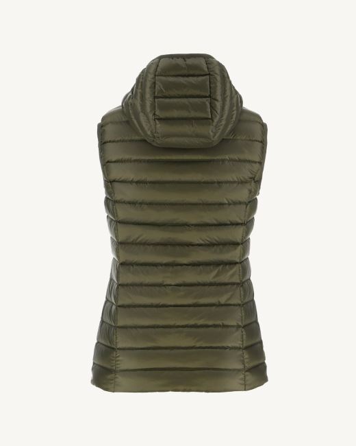 Jott Light Sleeveless Down Jacket Army Mali