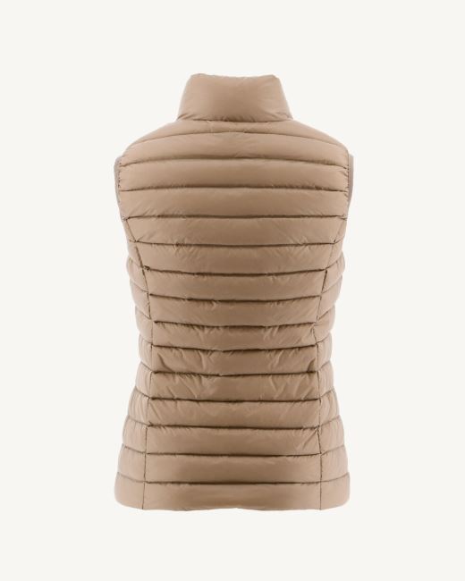 Jott Light Sleeveless Down Jacket Beige Seda