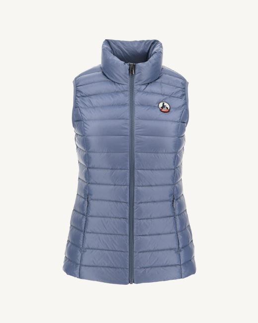 Jott Light Sleeveless Down Jacket Blue Delave Seda