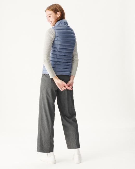 Jott Light Sleeveless Down Jacket Blue Delave Seda