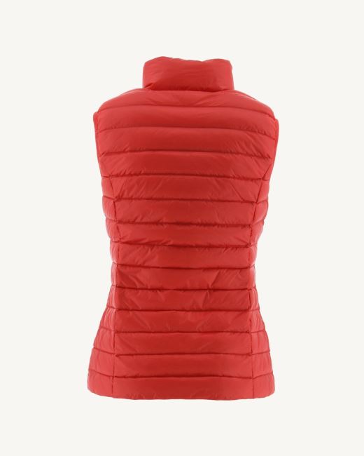 Jott Light Sleeveless Down Jacket Fire Red Seda