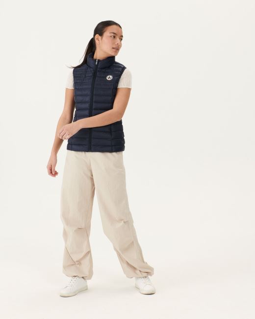 Jott Light Sleeveless Down Jacket Marine Seda