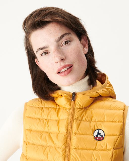 Jott Light Sleeveless Down Jacket Moutarde Mali