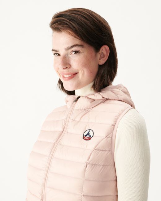 Jott Light Sleeveless Down Jacket Rose Pale Mali