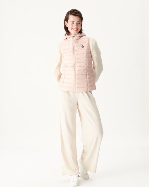 Jott Light Sleeveless Down Jacket Rose Pale Mali