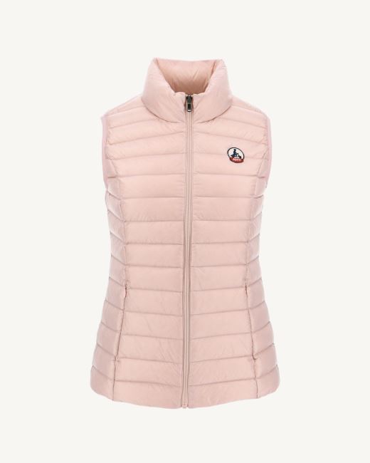 Jott Light Sleeveless Down Jacket Rose Pale Seda