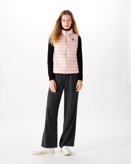 Jott Light Sleeveless Down Jacket Rose Pale Seda