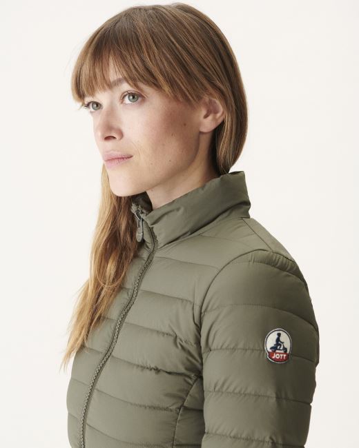 Jott Lightweight Down Jacket Army Jade