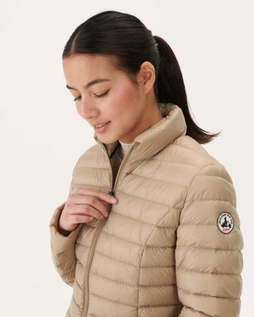 Jott Lightweight Down Jacket Beige Cha