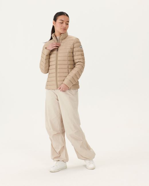 Jott Lightweight Down Jacket Beige Cha