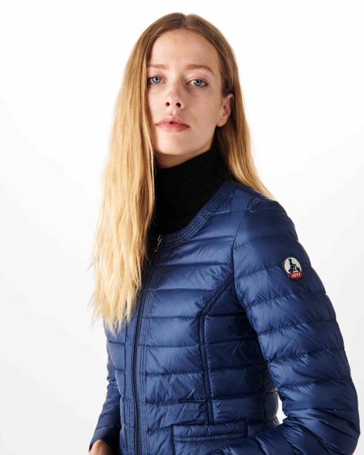 Jott Lightweight Down Jacket Blue Abysse Douda