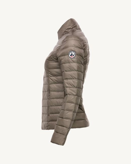 Jott Lightweight Down Jacket Taupe Cha