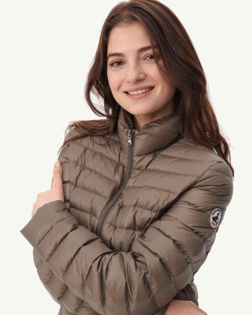 Jott Lightweight Down Jacket Taupe Cha