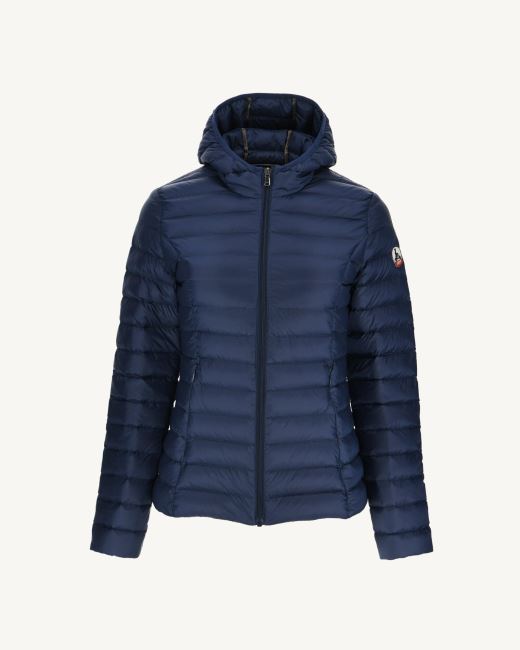 Jott Lightweight Hooded Down Jacket Blue Abysse Cloe