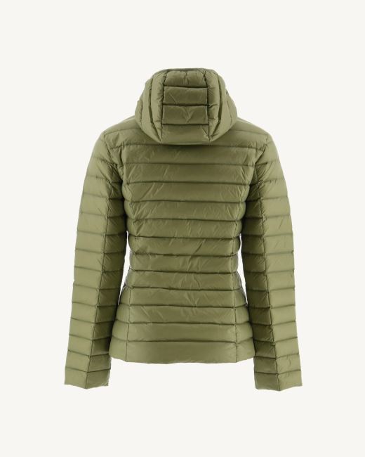 Jott Lightweight Hooded Down Jacket Bush Cloe