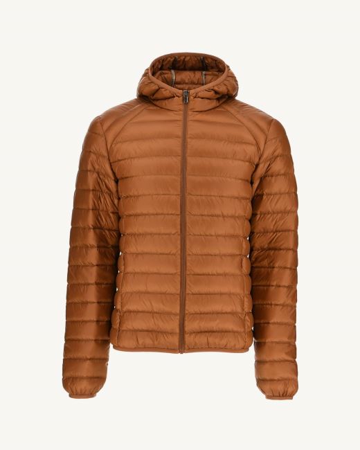 Jott Lightweight Hooded Down Jacket Caramel Nico