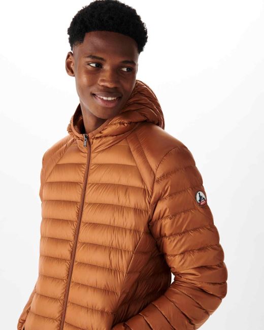 Jott Lightweight Hooded Down Jacket Caramel Nico